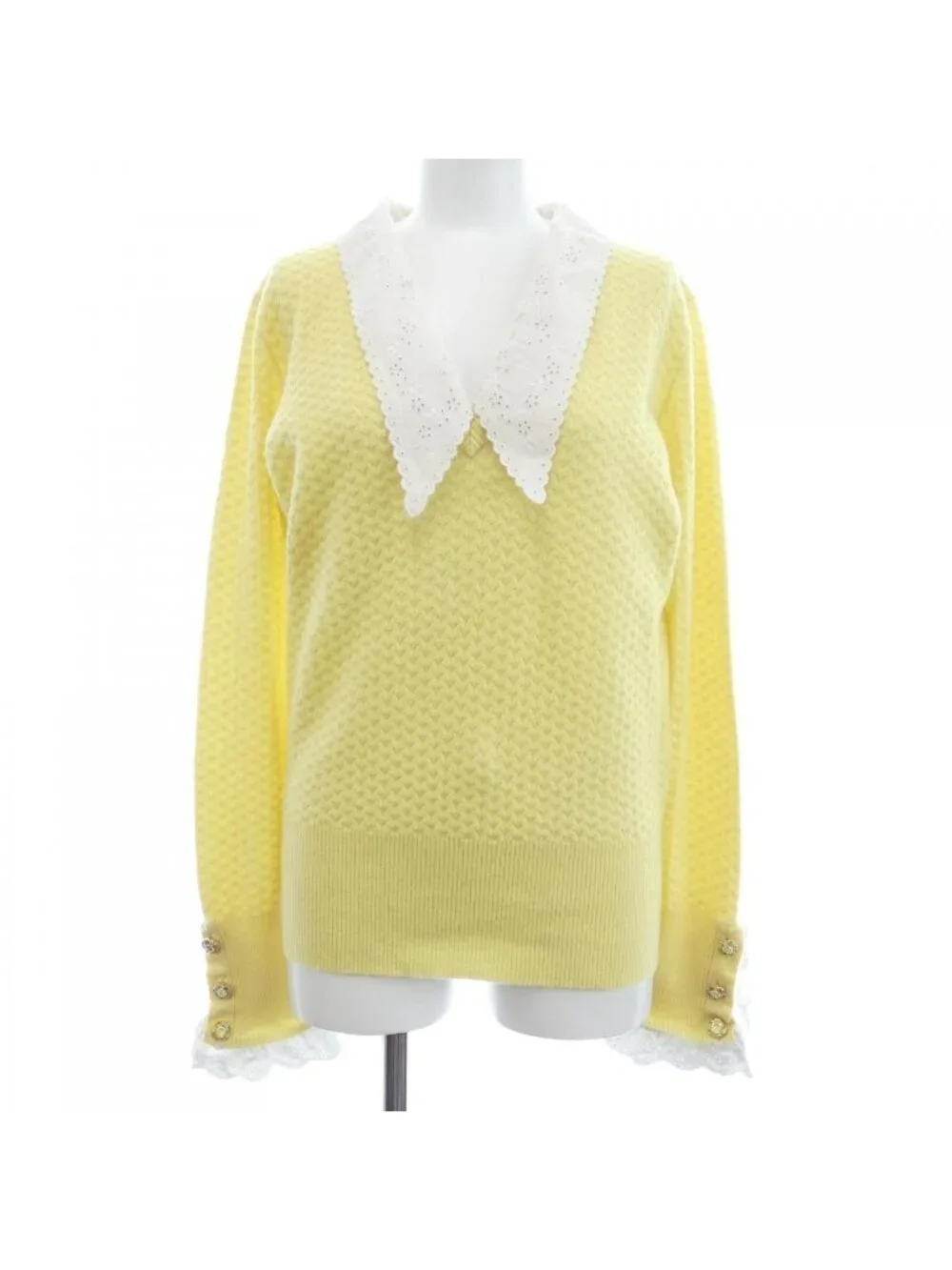 Chanel Knit Sweater Yellow
